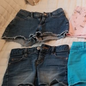 Denim shorts